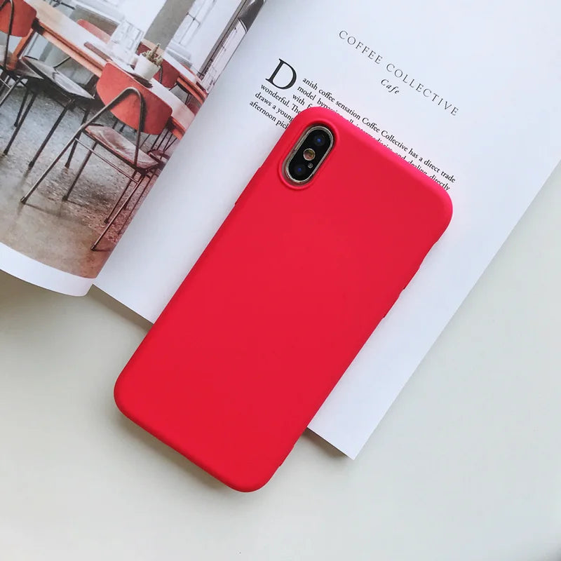 Original Phone Cases For iPhone XS Liquid Silicone Fundas Case For iPhone X XS 16E SE4 Cover protective Case