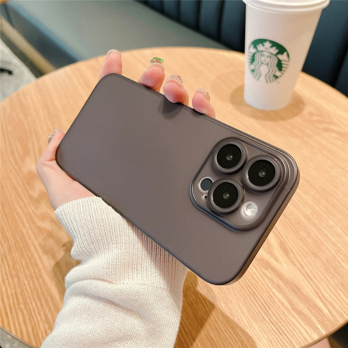 Ultra Thin PP Case Fundas For iphone 13 14 15 16 11 12 Pro Max 13 Mini Full Cover For iphone XR X Xs Max Shockproof Case