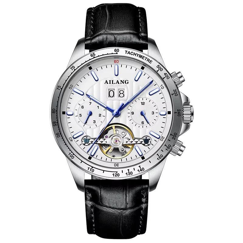 2026 Relojes AILANG Fashion Mechanical Watch Calendar Month Week Waterproof Tourbillon Watches Sport Automatic Wristwatch AL8828