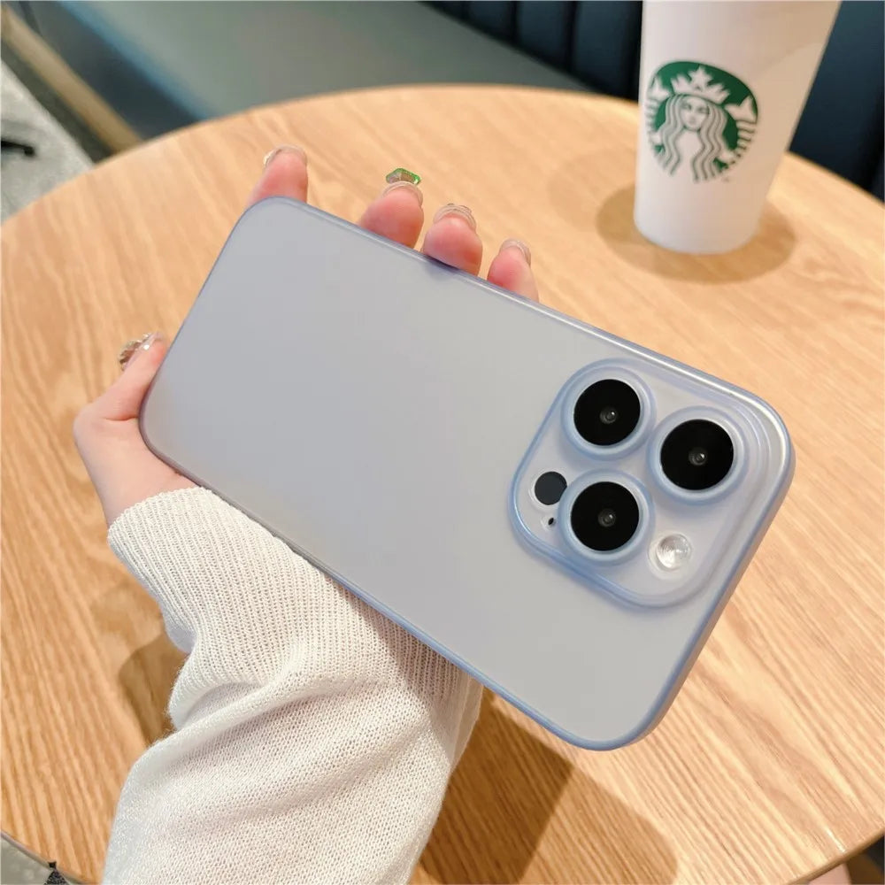 Ultra Thin PP Case Fundas For iphone 13 14 15 16 11 12 Pro Max 13 Mini Full Cover For iphone XR X Xs Max Shockproof Case