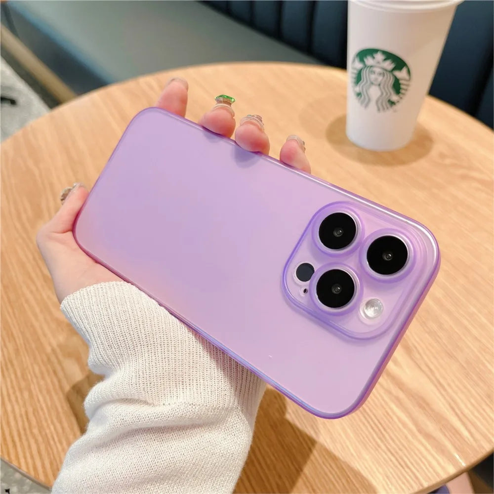 Ultra Thin PP Case Fundas For iphone 13 14 15 16 11 12 Pro Max 13 Mini Full Cover For iphone XR X Xs Max Shockproof Case