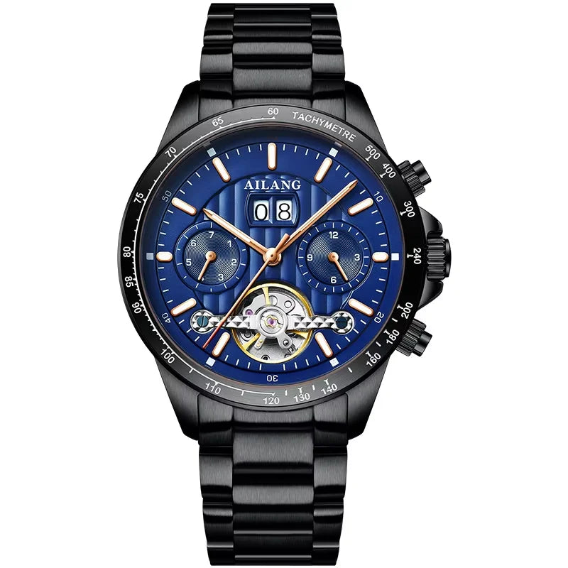 2026 Relojes AILANG Fashion Mechanical Watch Calendar Month Week Waterproof Tourbillon Watches Sport Automatic Wristwatch AL8828