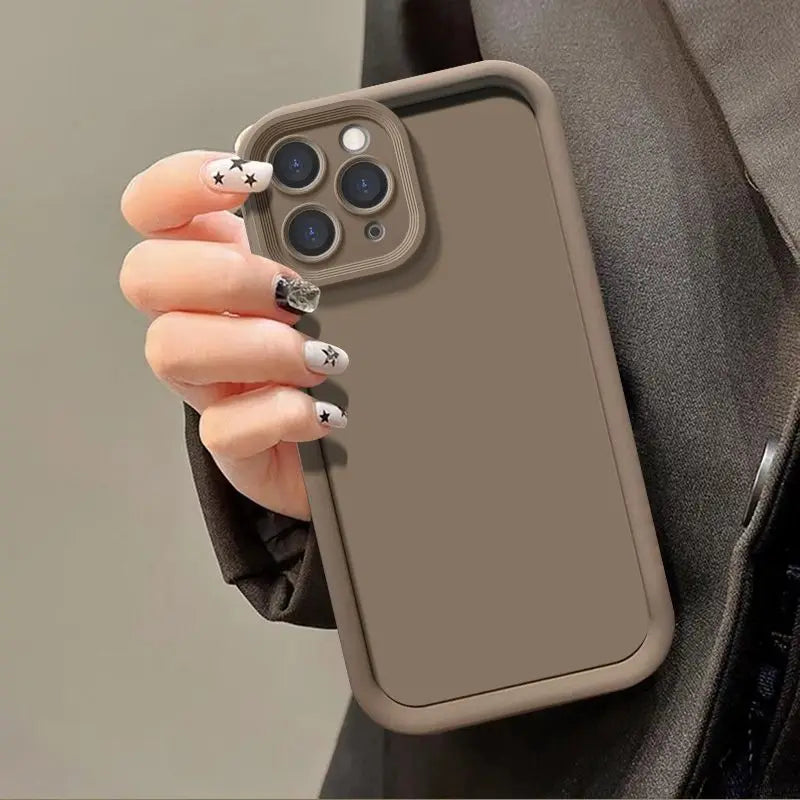 Funda Cases For iPhone 17 16 15 14 13 12 11 Pro Max Case Mini Plus 16E 17E Phone Case Hybrid Shockproof Bumper Cover Soft Fundas
