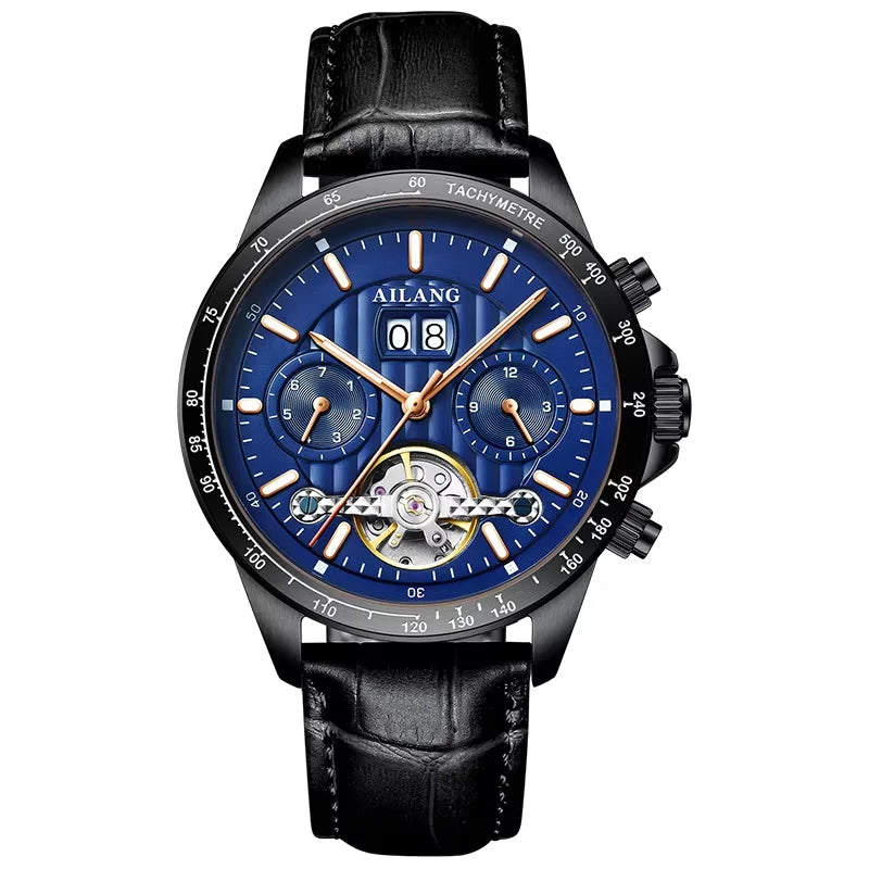 2026 Relojes AILANG Fashion Mechanical Watch Calendar Month Week Waterproof Tourbillon Watches Sport Automatic Wristwatch AL8828
