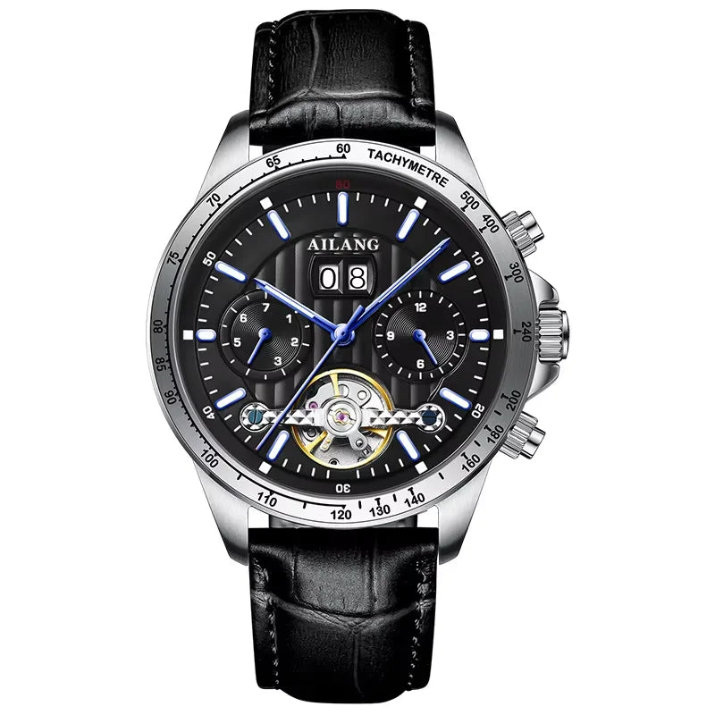 2026 Relojes AILANG Fashion Mechanical Watch Calendar Month Week Waterproof Tourbillon Watches Sport Automatic Wristwatch AL8828