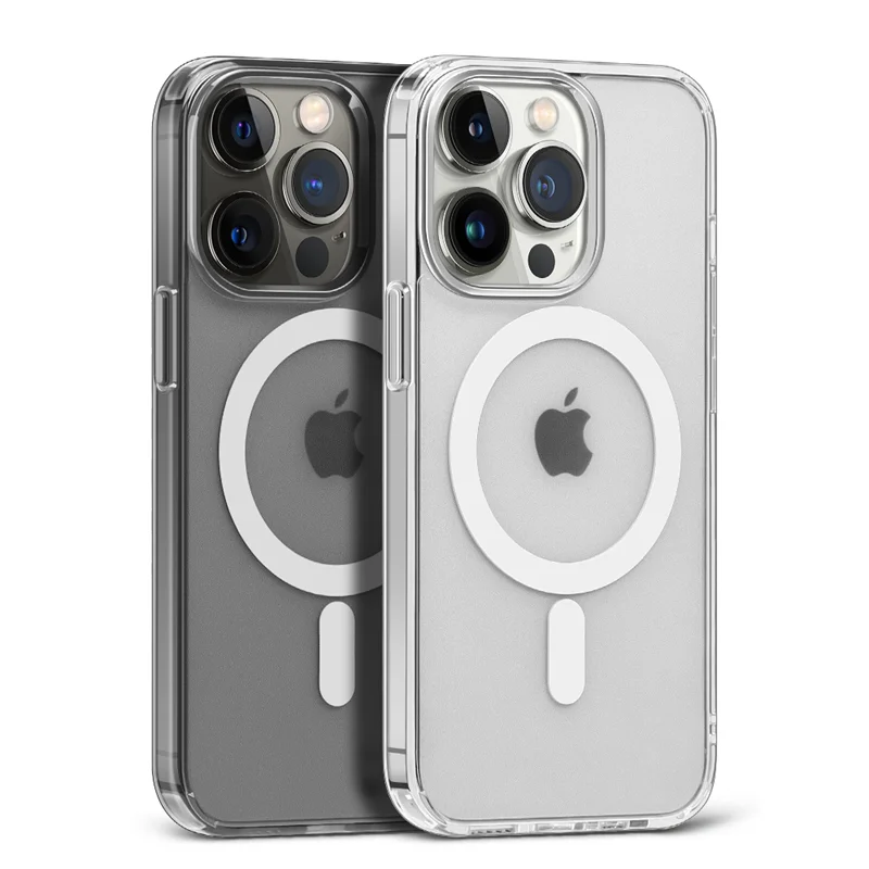 Transparent Magnetic Phone Case For iPhone 17 Pro Max 16 13 11 15 14 12 17 Air 17Promax 16E 17E Silicone Shockproof Fundas Cover