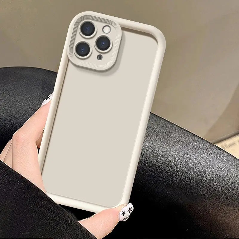 Funda Cases For iPhone 17 16 15 14 13 12 11 Pro Max Case Mini Plus 16E 17E Phone Case Hybrid Shockproof Bumper Cover Soft Fundas