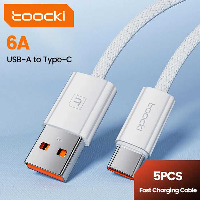 Toocki Type A to Type C Cable 100W PD Fast Charging Charger USB A to USB C DataCable For Xiaomi POCO Huawei P30 Realme Wire Cord